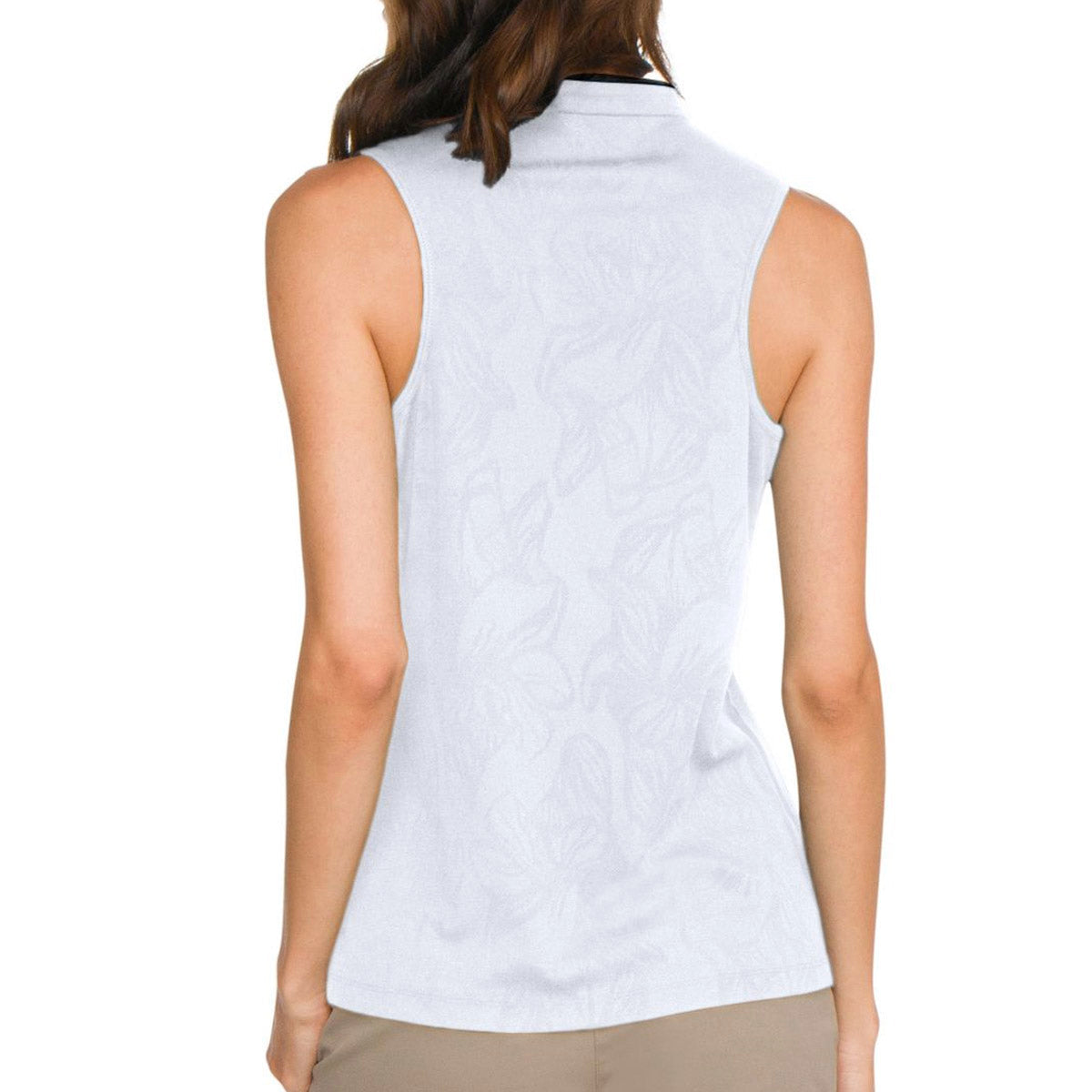 Three Sixty Six Women's Sleeveless Floral Golf Polo by PROOZY