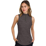 Three Sixty Six Women's Sleeveless Mock Neck Golf Polo by PROOZY