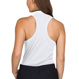 Three Sixty Six Women's Sleeveless Racer Tank Golf Polo by PROOZY