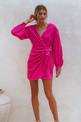 Ti Amo Linen Wrap Dress by ELF