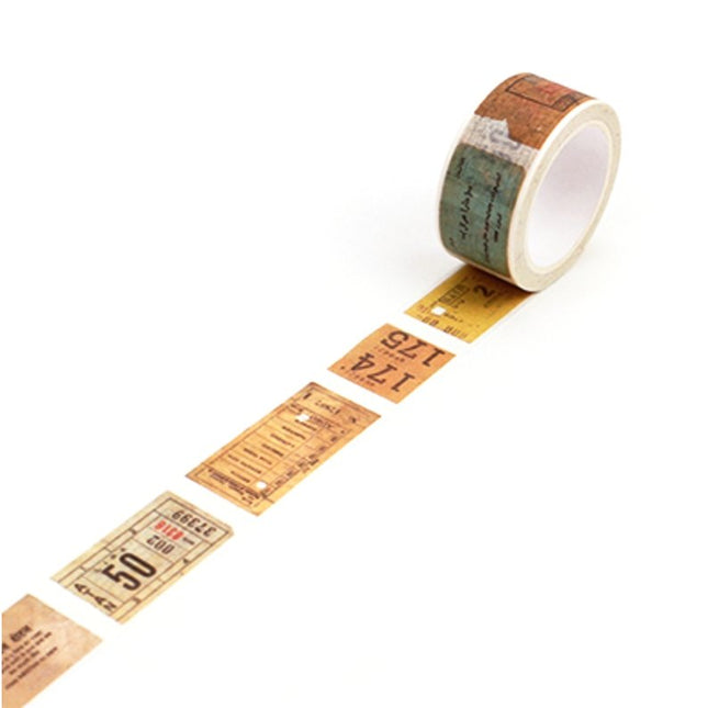 Ticket Stub Washi Tape | Gift Wrapping and Craft Tape by The Bullish Store