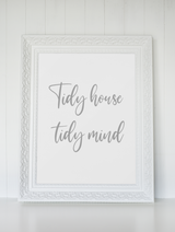 Tidy House Tidy Mind Cleaning Hinch Home Wall Decor Print by WinsterCreations™ Official Store