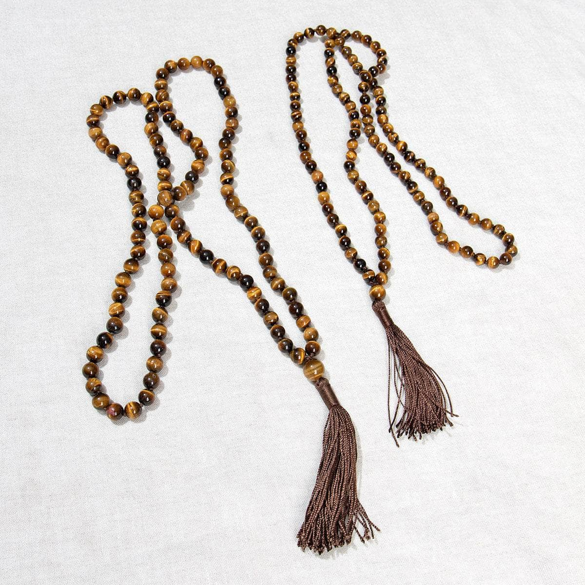 Tiger Eye Mala - High-Energy Gemstones by Tiny Rituals