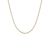 Classic Thin Tennis Necklace by By Adina Eden