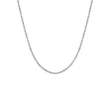 Classic Thin Tennis Necklace by By Adina Eden