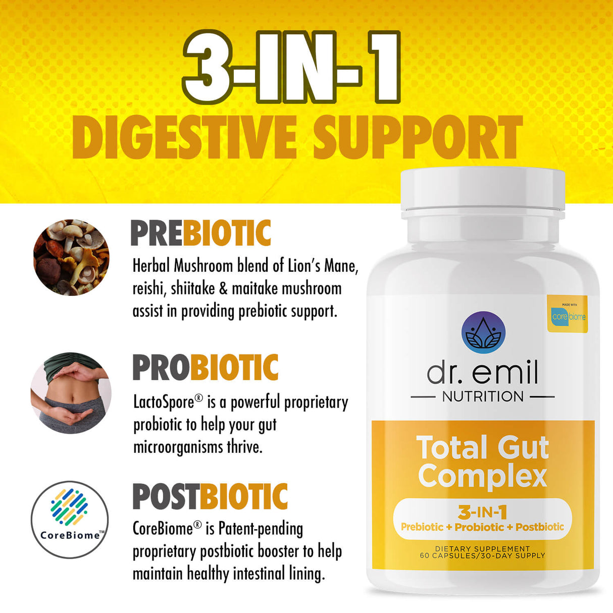 Total Gut Complex by Dr Emil Nutrition