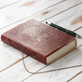 Tree Of Life Handmade Leather Journal by Soothi