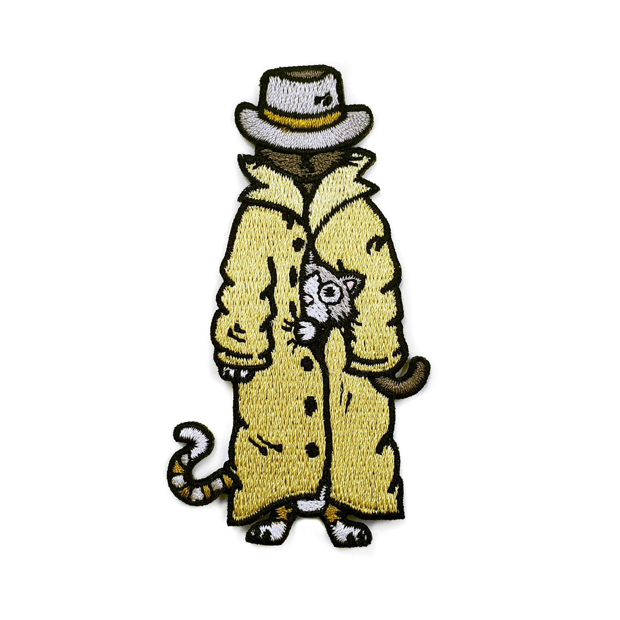 Trench Coat Cats Patch by Kolorspun