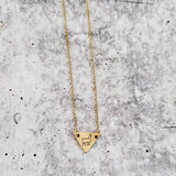 Triangle Llama Necklace by Salt and Sparkle