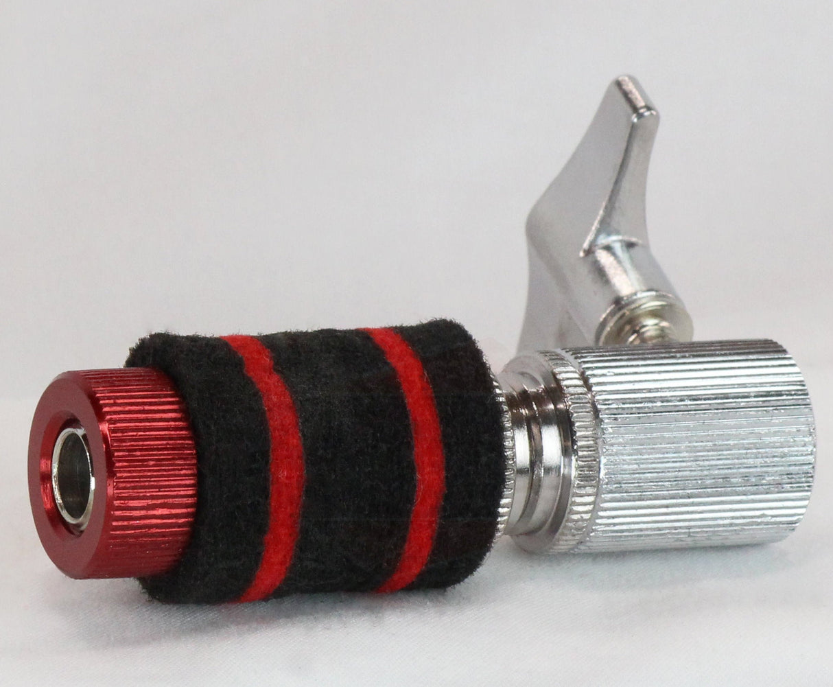 GRIFFIN Hi-Hat Clutch Mount Deluxe Version | Alloy Metal Speed Threads | Universal Holder to Fit Most Hi-Hat Cymbals,  Rods & Hihat Stands | Red locking Nut by GeekStands.com