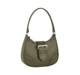 Buckle front flap shoulder bag by hfstylish