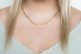 Luxe Gold Paper Clip Chain - 18" by Spiffy & Splendid