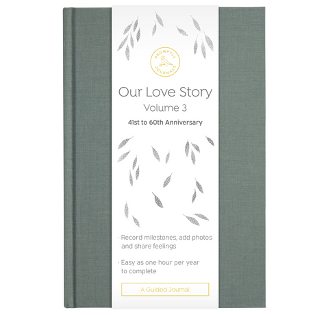 Our Love Story Journal by Promptly Journals