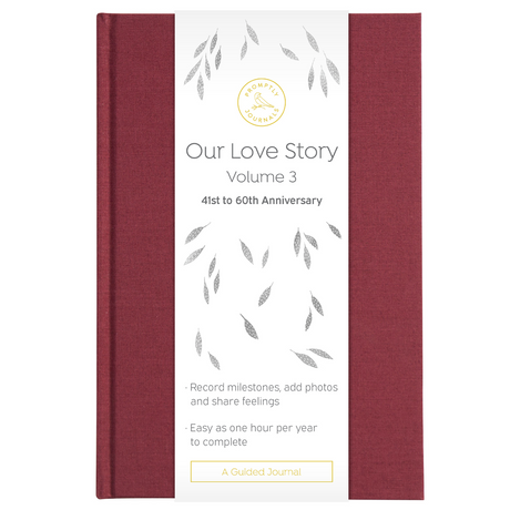 Our Love Story Journal by Promptly Journals