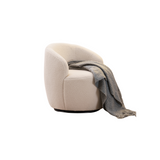 Fabric Swivel Armchair "3 Colors" by Blak Hom