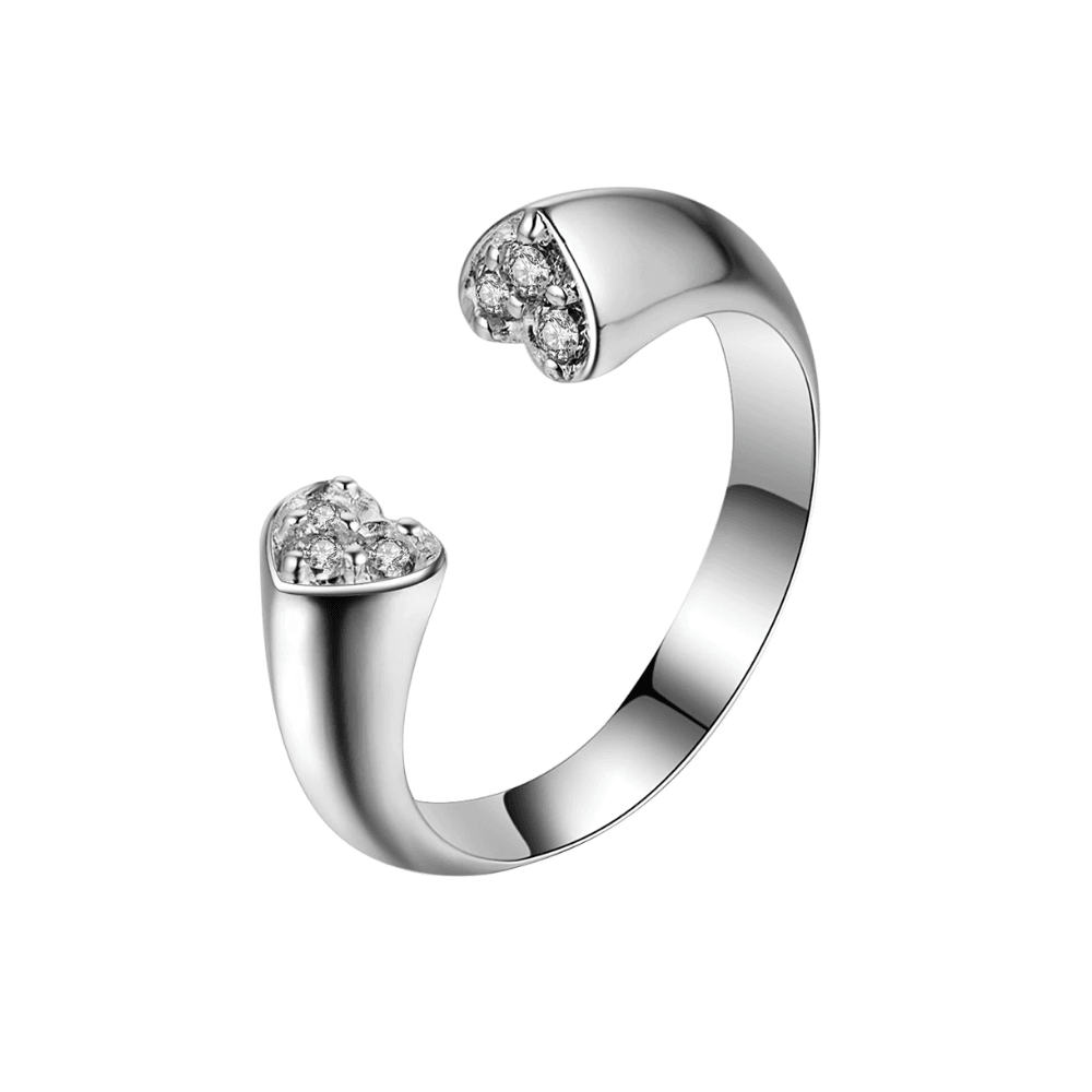 Cubic Zirconia Heart Ring by Hollywood Sensation®