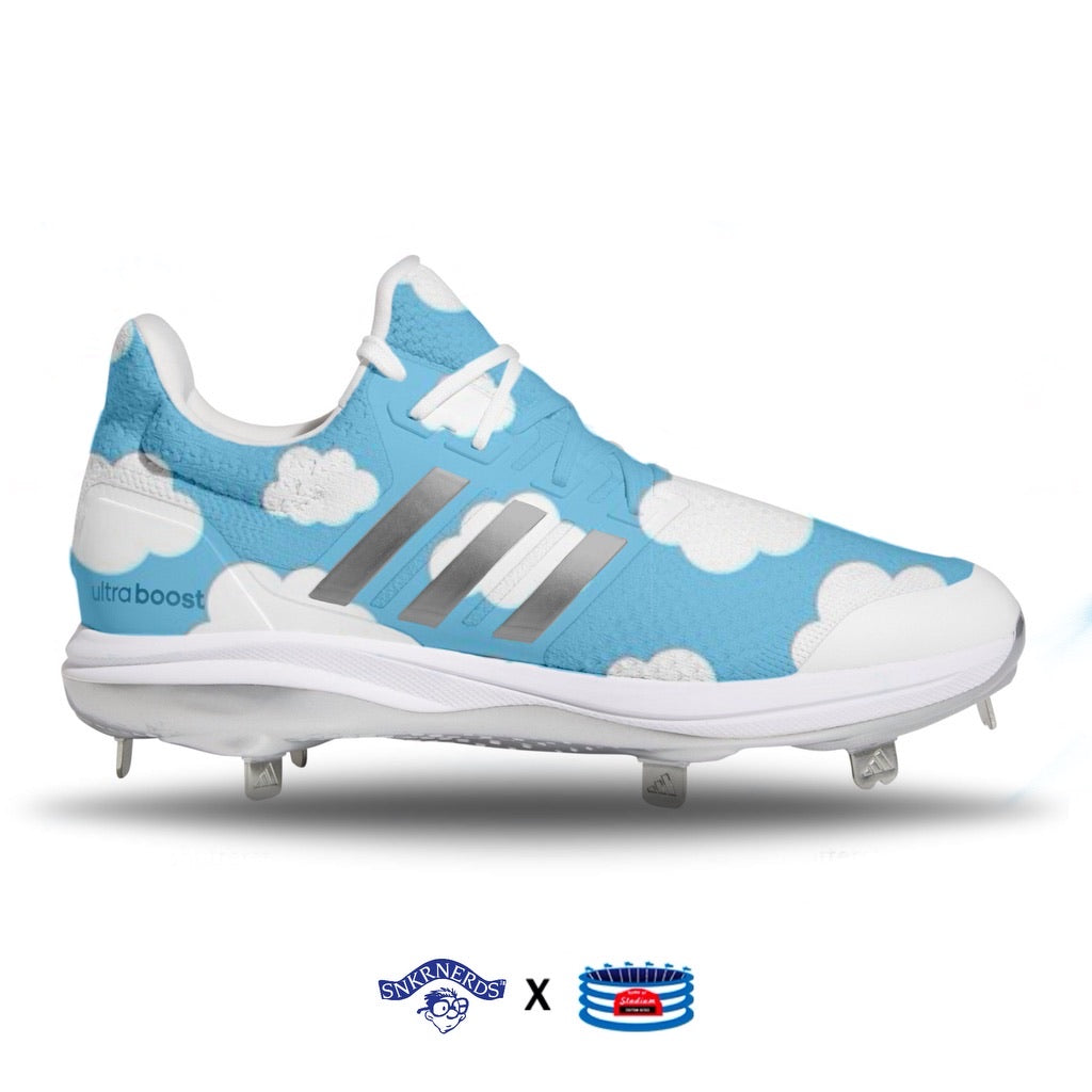 "Up In The Clouds" Adidas Ultraboost DNA 5.0 Cleats by Stadium Custom Kicks