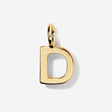 Uppercase Initial Charm - Gold by Little Sky Stone