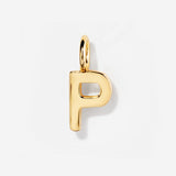 Uppercase Initial Charm - Gold by Little Sky Stone