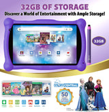 Contixo V10 Kids HD & Bluetooth 7" Tablet - 50 Disney eBooks, Kickstand & Stylus Included by Contixo