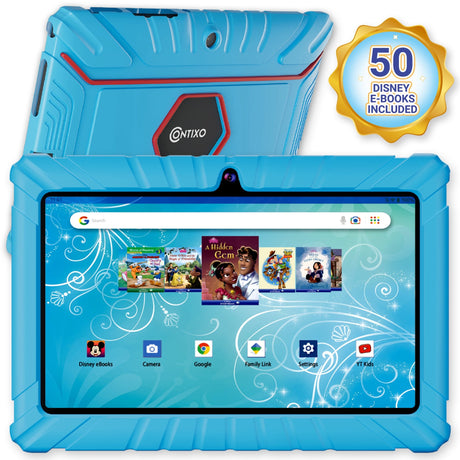 Contixo V8-2 Kids 7” Tablet - 50 Disney eBooks Included by Contixo