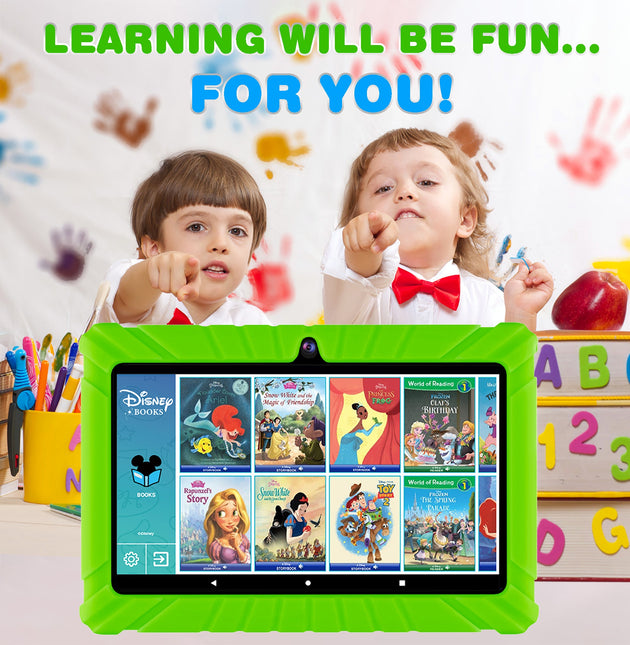 Contixo V8-2 Kids 7” Tablet - 50 Disney eBooks Included by Contixo