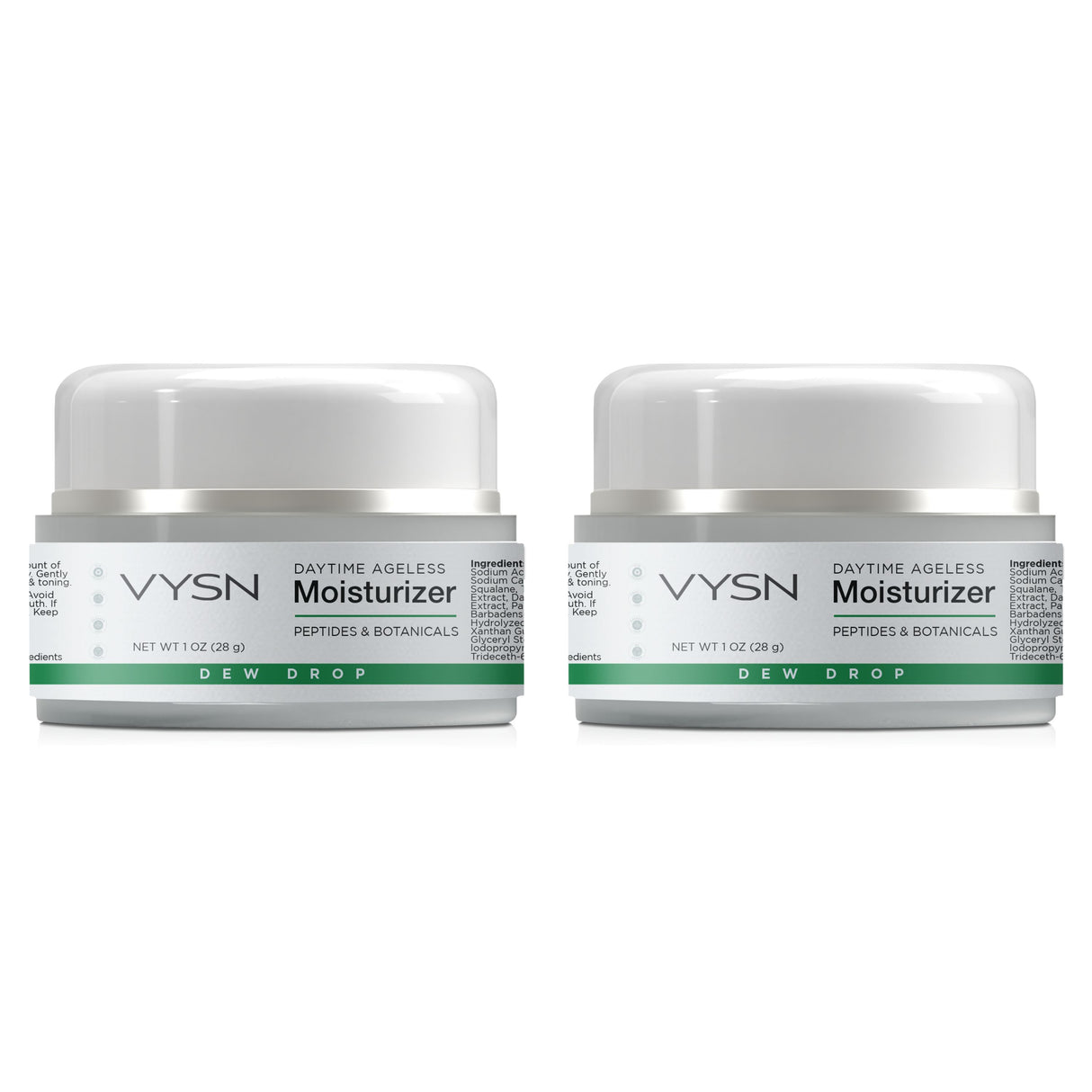 Daytime Ageless Moisturizer - Peptides & Botanicals - 2-Pack -  1 oz