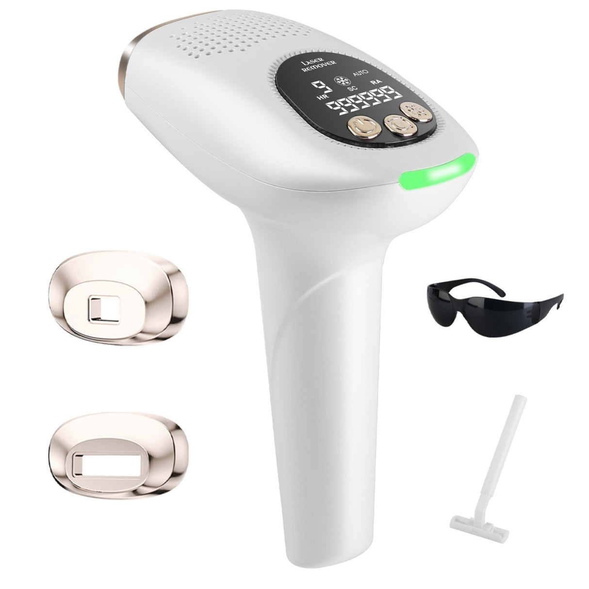 3-in-1 Cooling IPL Hair Removal: 999,999 Flashes, 9 Energy Levels