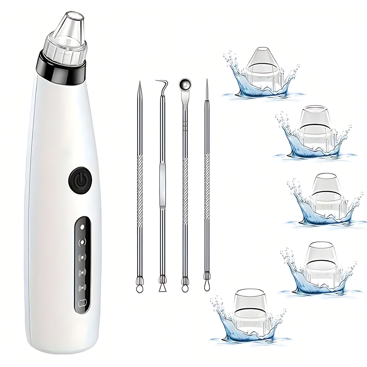 PoreVac Pro 6-in-1 Vacuum Blackhead & Deep Pore Cleanser Tool