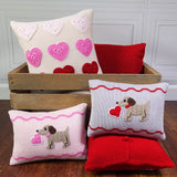 Valentine Heart 10" Pillow by Melange Collection