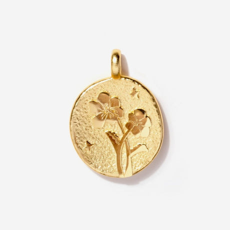 Birth Flower Charm by Little Sky Stone