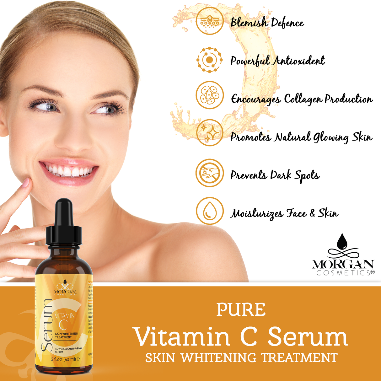 VITAMIN C SERUM 2 OZ by Morgan Cosmetics