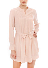 Women's 100% Silk Pleated Dress by Shop at Konus