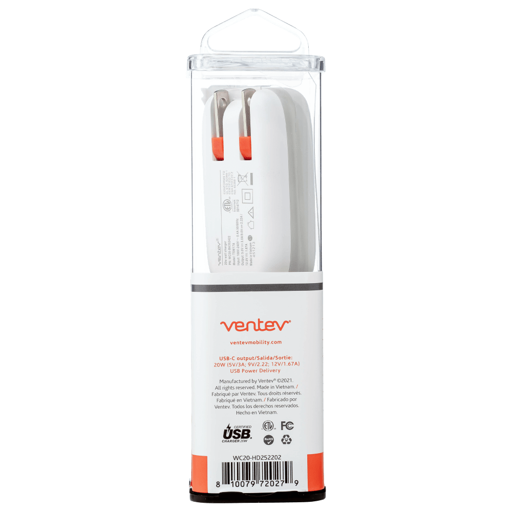 Ventev 20W USB C Wall Charger by Ventev