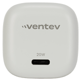 Ventev 20W ULTRAFAST USB C Universal Mini Wall Charger White by Ventev