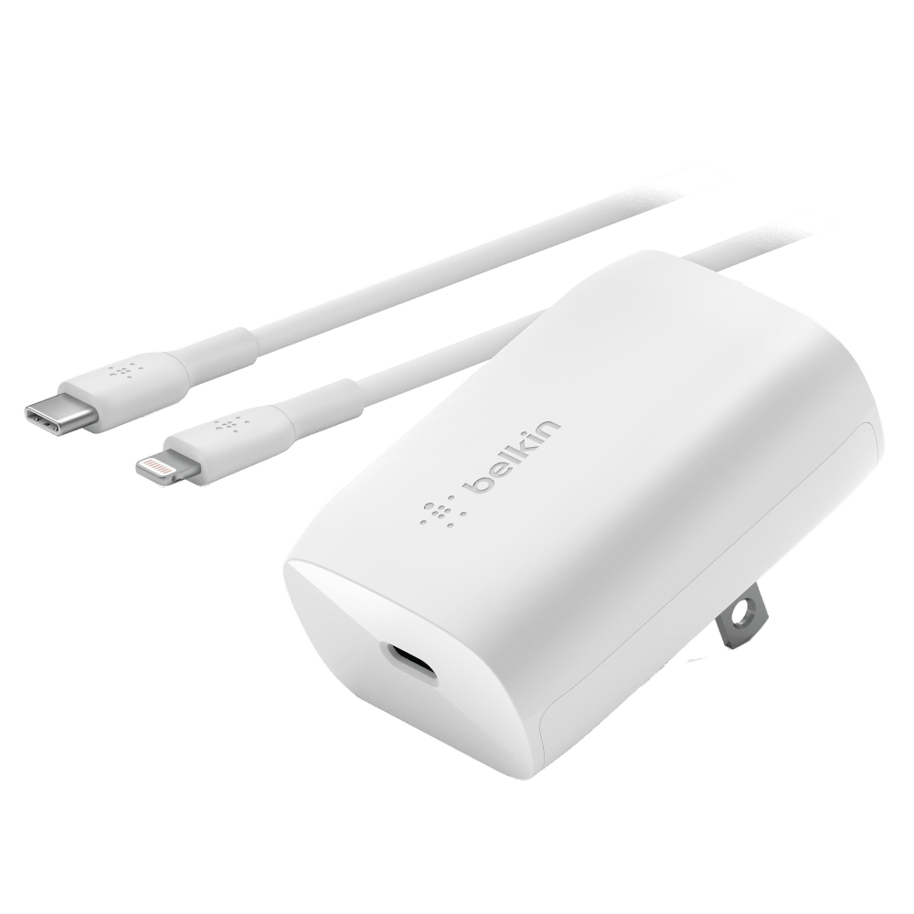 Belkin USB C PPS Wall Charger 30W with Type C to Lighting Cable 1m by Belkin