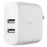 Belkin Dual Port USB A 24W Wall Charger by Belkin