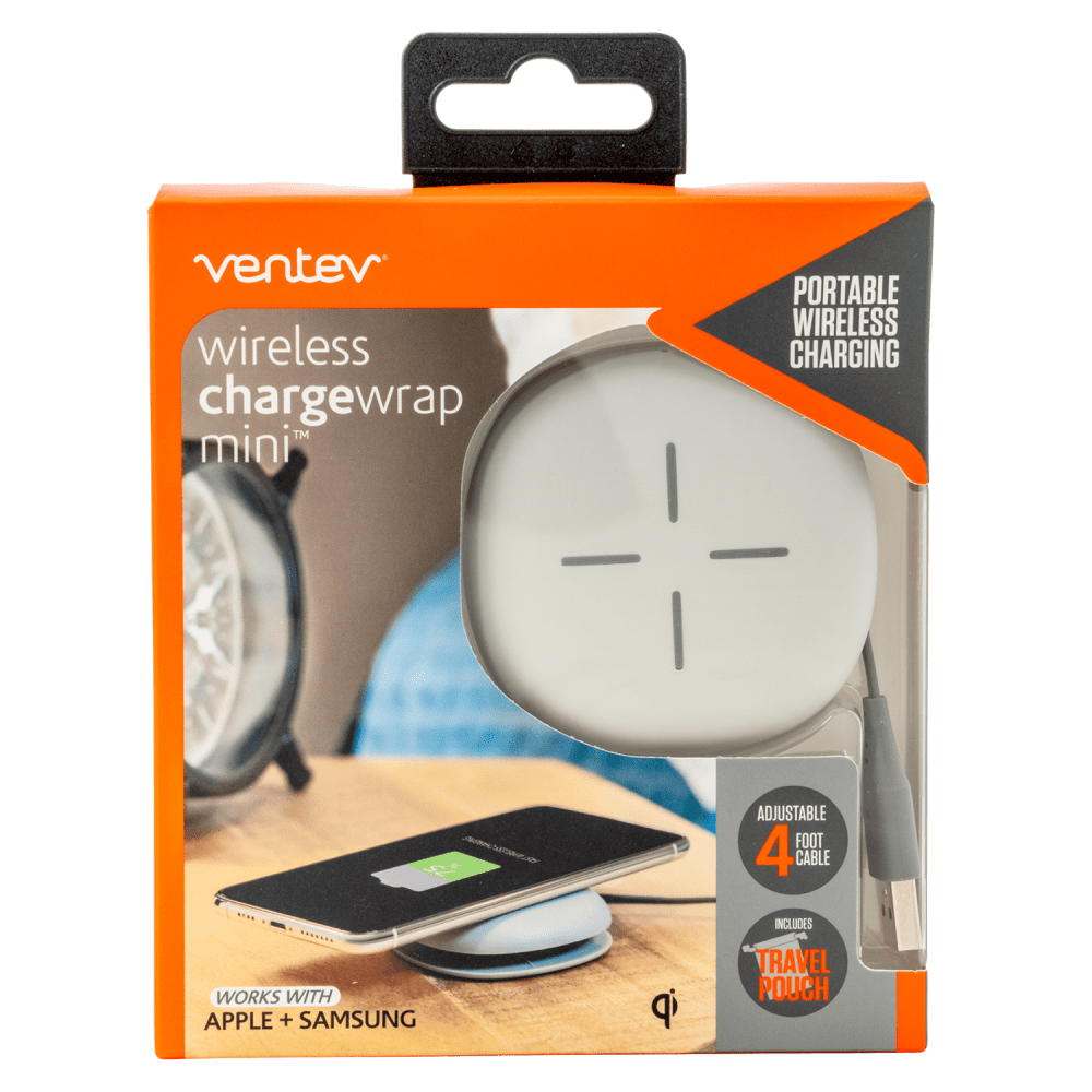 Ventev wireless chargewrap mini 5W Gray by Ventev