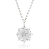 SALE Star Medallion Necklace by Jennifer Miller Jewelry