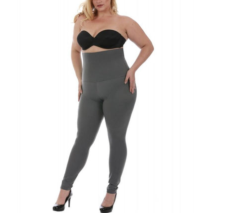 InstantFigure Curvy Hi-Waist Compression Leggings WPL016C by InstantFigure INC