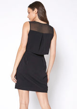 Women's Sleeveless Mesh Front Zipper Dress by Shop at Konus