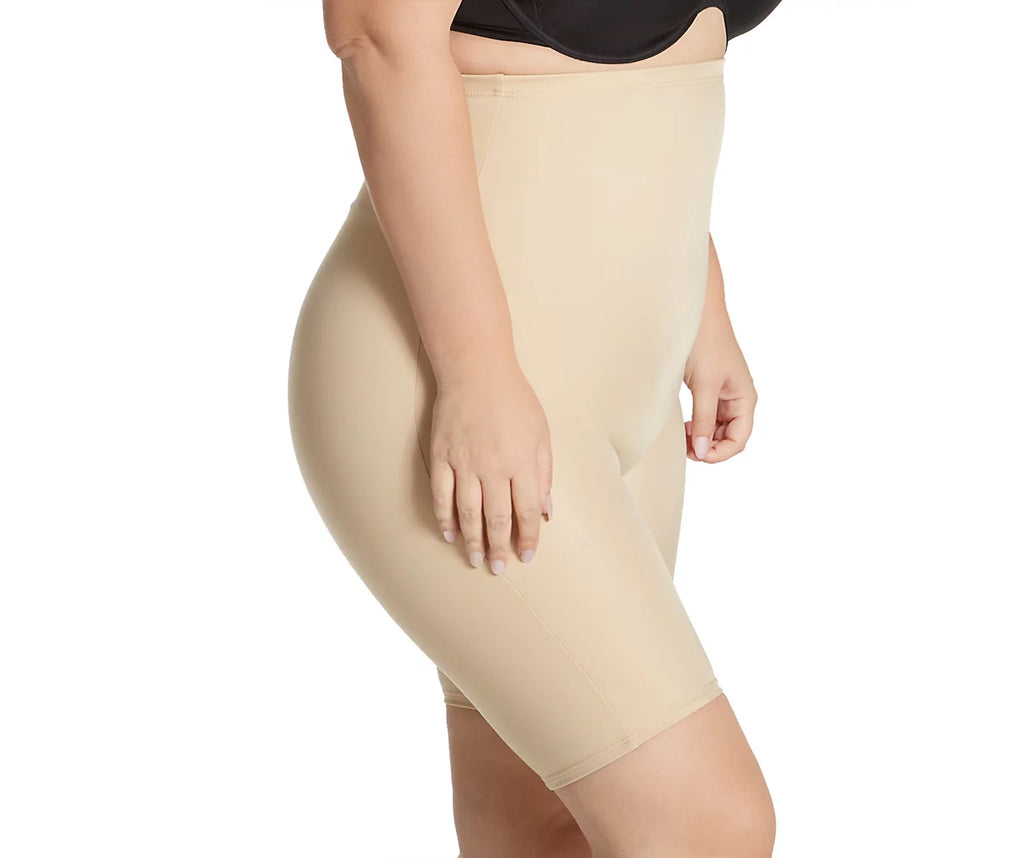 InstantFigure Hi-Waist Shorts Open Gusset Curvy Shapewear WSH4211C by InstantFigure INC