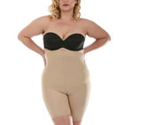 InstantFigure Hi-Waist Shorts Open Gusset Curvy Shapewear WSH4211C by InstantFigure INC