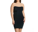 InstantFigure Shapewear Curvy Tube Slip Dress with Detachable Clear Bra Straps WTS034C by InstantFigure INC