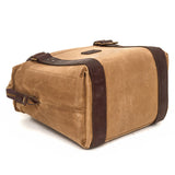 White Wing Waxed Canvas Cooler by Mission Mercantile Leather Goods