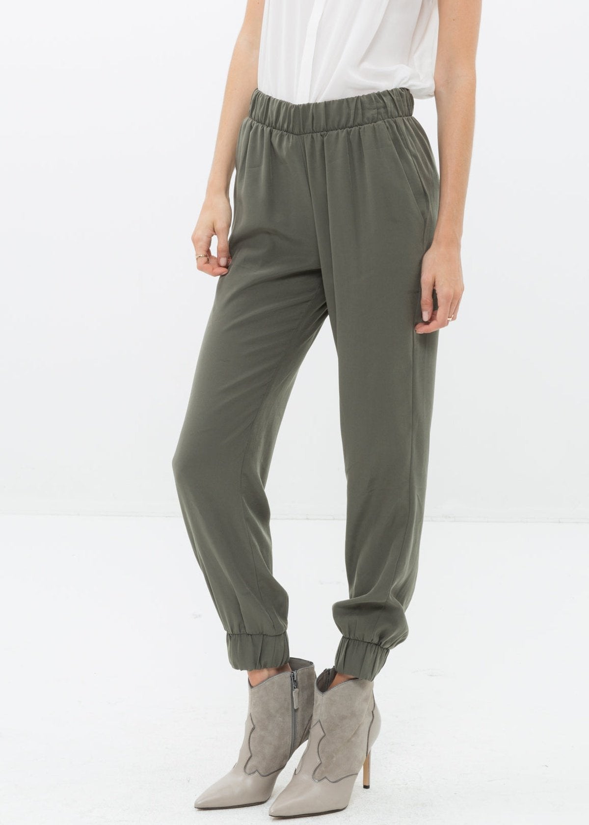 Women's All Day Elastic Cuff Jogger Pants by Shop at Konus