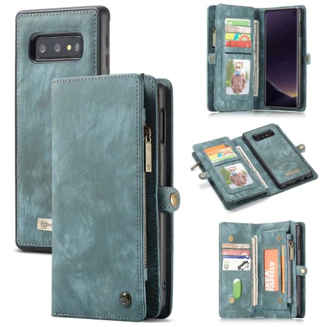 Luxury Leather Wallet with 11 Card Holders And Detachable Phone Case for Samsung Note 10 Plus A20 A50 A70 A80 S9 S8 Note 9 by Js House