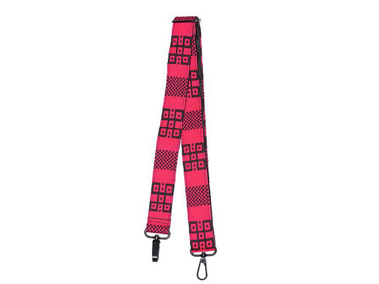 Handwoven Strap Pink/Black by Go Dash Dot