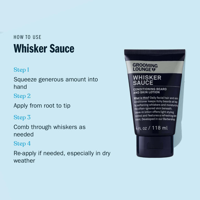 Grooming Lounge Whisker Sauce 2 Pack (Save $5) by Grooming Lounge