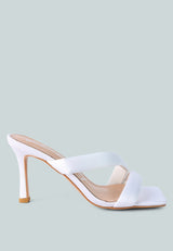 spice up dual strap heel sandals by London Rag